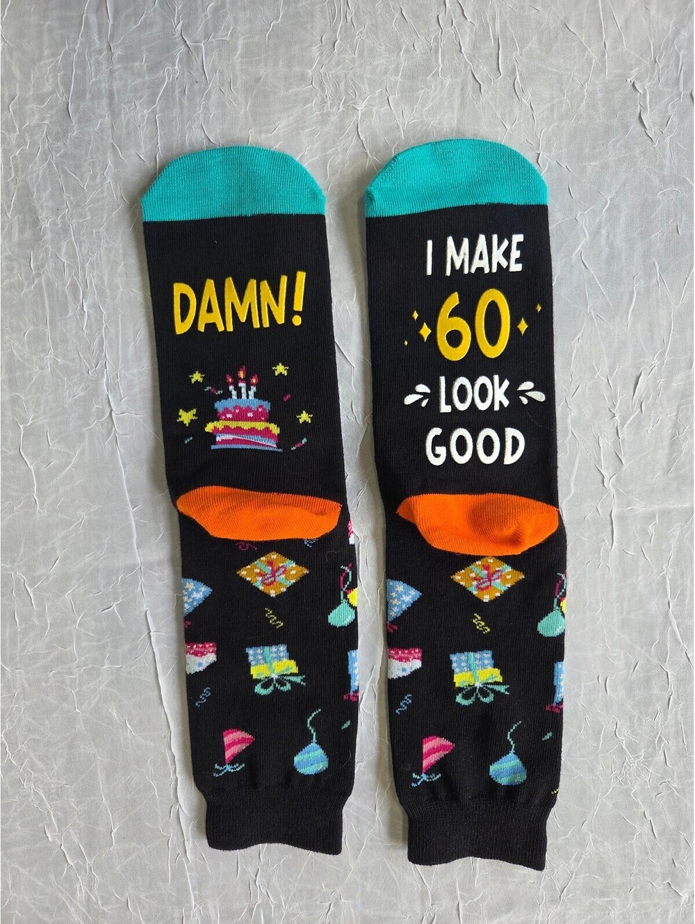 60th Birthday Gift Non-slip Socks Unisex
